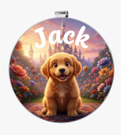 SuperDog Tag - Custom AI Superhero Design