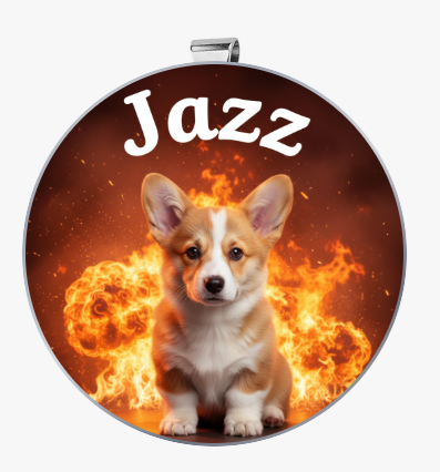 SuperDog Tag - Custom AI Superhero Design